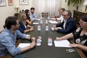 Marta Barrachina i José Martí coordinen el canvi de govern de la Diputació de Castelló