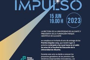 35 iniciativas empresariales innovadoras concurren a los Premios Impulso 2023 de la Universidad de Alicante