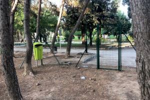 Alzira finaliza los trabajos de cercado del recinto del Pipican al Parque del Alquenencia