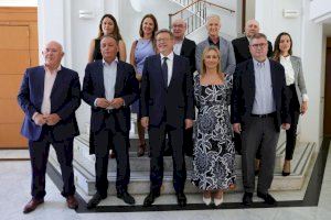 Ximo Puig ha mantingut una trobada amb representants de la CEV