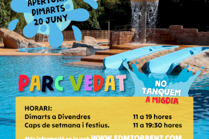 El Parque Acuático El Vedat ofrece a la ciudadanía un verano refrescante y divertido