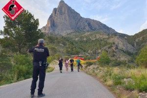 Rescatan a una senderista que se extravió en el Puig Campana en Finestrat