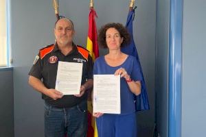 L'Ajuntament d'Almenara i Protecció Civil signen el primer conveni de col·laboració anual