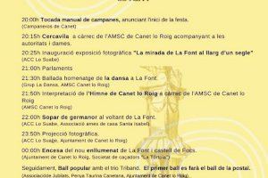 Canet lo Roig celebra el Centenario de La Font de su Plaça Nova