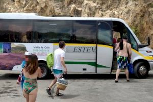 Benitatxell posa en marxa este cap de setmana l'autobús gratuït a la cala del Moraig
