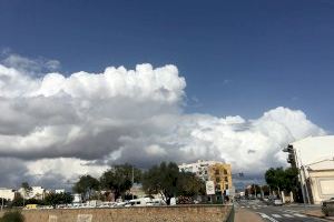 Vuelven las tormentas y el granizo a la Comunitat Valenciana este jueves