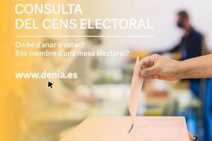 L’Ajuntament de Dénia habilita una pàgina web per a la consulta del cens electoral