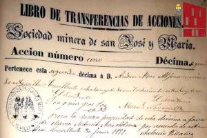 L´Arxiu Municipal «Clara Campoamor» conmemora els 150 anys de la constitució de la Societat Minera San José i María «La Cata»