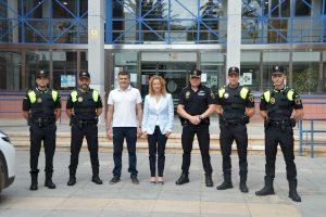 La alcaldesa de Xirivella comienza a reforzar la seguridad en las calles: 4 nuevos agentes se incorporan a la Policía Local