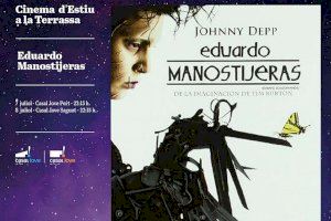 Eduardo Manostijeras és la pel·lícula triada per a la primera sessió del cinema d'estiu