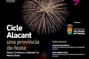 San Vicente del Raspeig acoge, este viernes, la clausura del ciclo “Alicante, una provincia de Fiesta” del Instituto Gil Albert