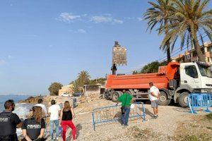 El Ayuntamiento ordena el derribo de una vivienda declarada en ruina inminente en la playa del Paradís