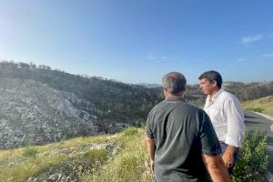 Mazón: “El plan del Consell de ayudas a los municipios de Vall d’Ebo afectados por los incendios ha fracasado”