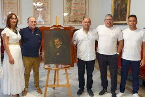 Els germans Teruel García cedeixen a la col·lecció d'art municipal de l'Ajuntament de Sueca un quadre amb el retrat del Mestre Serrano