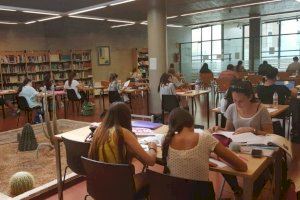 Récord histórico de usuarios en el servicio de biblioteca 24 horas de Paterna que suma más de 15.800 personas en mayo y junio