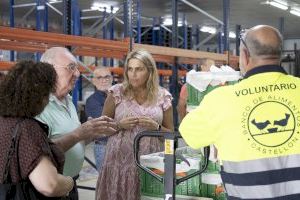 La presidenta de la Diputación desbloquea el convenio con el Banco de Alimentos tras meses de espera