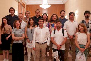 L’alcalde d’Ontinyent rep la delegació portuguesa participant del projecte europeu “DigiMusi” amb l'escola de música Ad Libitum