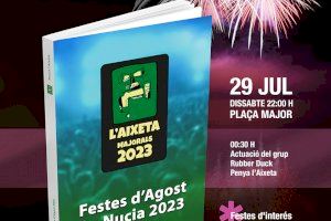 La plaça Major acogerá la presentación del “Llibre de les Festes d’Agost 2023” este sábado