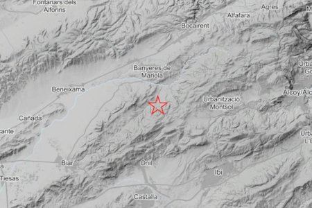 Un fuerte terremoto en Banyeres de Mariola se siente desde Gandia a Alicante