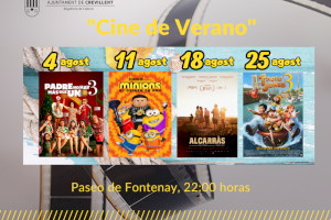 El Passeig de Fontenay es prepara per al  «Cinema d´Estiu»