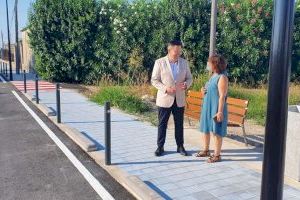 La nova vorera de l'avinguda Vilella millora considerablement la seguretat dels vianants