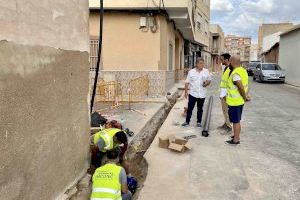 Albatera acomete la renovación de la red de agua potable en la calle Fortuna