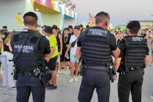 Agressió sexual, robatoris, armes i drogues: el balanç de l'Arenal Sound