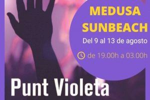 El festival Medusa Sunbeach de Cullera cuenta con un Punto Violeta para garantizar un espacio libre de comportamientos y agresiones sexistas