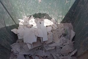 La Policía Local de Manises multa a tres personas por verter escombros