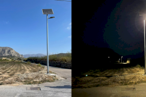 El Ayuntamiento de Teulada instala la cuarta fase de farolas solares en el municipio