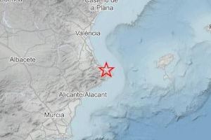 El litoral de Alicante registra un pequeño terremoto con epicentro en Pedreguer