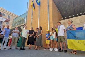 Alboraya, reflejo en el Día de la Independencia de Ucrania de la Europa unida que reclama la paz