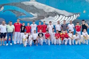 Jóvenes promesas del karate participan en el Campus de Kumite organizado por el Club Seishin de Santa Pola