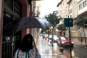 Dimecres amb precipitacions i temperatures en descens en la Comunitat Valenciana