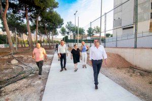 Benidorm incrementa las zonas verdes de La Cala con un nuevo parque en la avenida Marina Alta