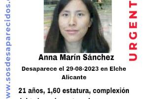 Busquen a una jove de 21 anys desapareguda a Elx