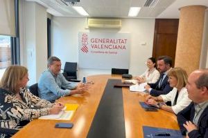 Marciano Gómez se ha reunido con el alcalde de Elche, Pablo Ruz