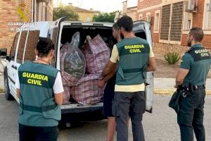 Pillado con 59 kilos de marihuana cargados en el maletero en un pueblo de Castellón