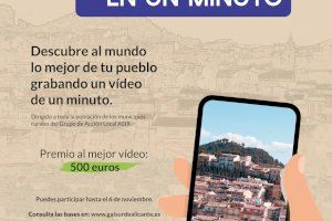 Lanzan un concurso de vídeo para mostrar el potencial de las zonas rurales del sur de Alicante en 1 minuto