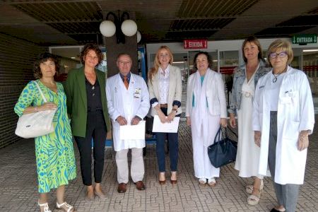 La concejala de Sanidad, Xelo Angulo, asiste a la jornada Epivalora celebrada en el hospital