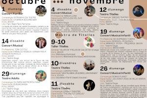 L’Olleria estrena la seua Programació Cultural d’octubre a desembre per a totes les edats