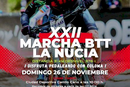 La XXII Marcha BTT La Nucía abre inscripciones y regala un mallot hasta el 15 de octubre