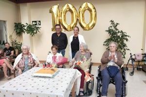 Aniversari centenari en la Residència Nova Edat de Sedaví