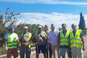 Castellón emplea a 41 personas procedentes del paro agrario para mejorar los caminos rurales
