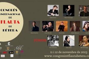 Bétera acollirà un congrés de flauta en què participen grans solistes internacionals