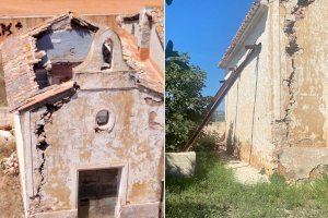 Una històrica ermita d'un municipi de Castelló, a punt d'esfondrar-se