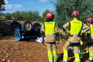 Muere un hombre aplastado por un tractor en Traiguera