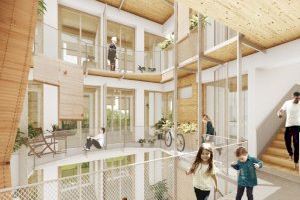 Así será el edificio piloto de viviendas sociales de Castellón que podrá en marcha un modelo pionero