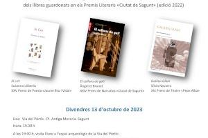 El Gabinete de Promoción del Valenciano presenta los libros ganadores de los premios literarios Ciutat de Sagunt 2022