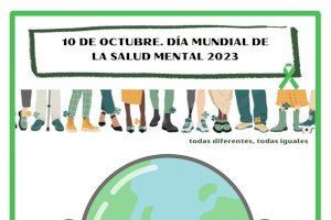Burjassot visibiliza la celebración del Día Mundial de la Salud Mental